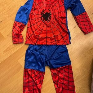 Kids Red and Blue Spider Costume